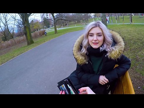 ❤️ Shlogtar cum te strainséir ar airgead - blowjob sa pháirc le Eva Elfie ️  Fucking  linn ❌️❤